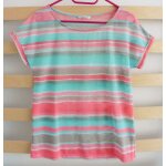 T - shirt ray� multicolore. cama�eu. taille 38