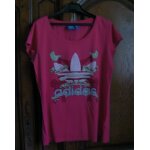 T - shirt rose adidas - taille 42