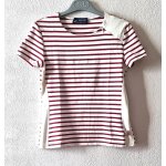T - shirt saint james taille 2 / 38 bordeaux et �cru � rayures tbe