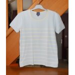 T - shirt   tbs  , bleu et ecru, t40
