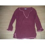 T - shirt tunique naf naf prune taille m T - shirt tunique naf naf prune taille m