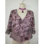 T - shirt violet t 40