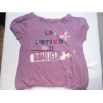 T - shirt violet, 6 ans