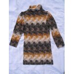 T - shirt   zara t r f   , col roul , ronds multicolores jaunes, blancs et marrons
