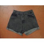 Short 5 poches denim gris shein
