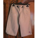 Short beige quiksilver - taille 8 ans