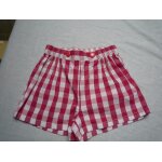 Short  carreaux blanc et bordeaux, 24 mois