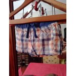 Short  carreaux roses / bleus 6 mois creeks.