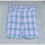 Short  carreaux vert et blanc obabi 6 mois