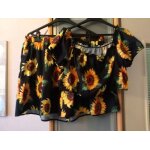 Short + haut taille 50 - 52 noir  motif