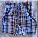 Short homme -  ; tout simplement  ; - a carreaux bleu - taille m - neuf sans �tiquette