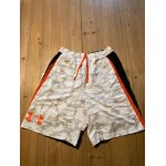 Short homme under armour combine � blanc / noir / orange � taille l