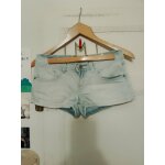 Short en jean court bleu clair 36 s pimkie.