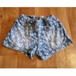Short en jean fille bleu avec toile blanche taille 7 / 8 ans tex