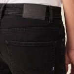 Short en jean homme noir bonobo jeans
