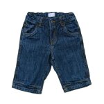 Short long. bermuda en jean bleu marine. la redoute. coton. taille 8 ans. 126 cm