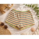 Short de pyjama fille 14 ans tex � ray� multicolore � bon �tat � confortable �t� / lounge