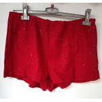 Short rouge � paillettes - l