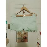 Short vert clair pastel bas dentelle 40 l morgan.