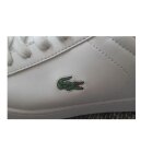 Sneakers lacoste 39 cuir blanc basket basse tennis semelle extrieure vulcanise caoutchouc ligne pure ...