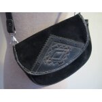 Soco sac bandoulire pochette cuir et daim