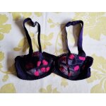 Soutien - gorge � armatures aubade taille 85b violet et rose tbe