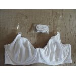Soutien - gorge  baleines blanc avec bretelles transparentes + 1 lot de bretelles blanc de rechange ...