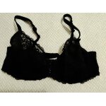 Soutien gorge en dentelle gris fonc� 100d dim.