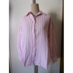 Stradivarius chemise lin et coton ray� t l 40