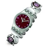 Swatch - lk244g - montre femme vida circular résine et acier - mouvement quartz Swatch - lk244g - montre femme vida circular résine et acier - mouvement quartz