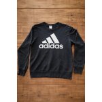 Sweat adidas homme noir logo blanc oversize taille s (convient m) hoodie streetwear