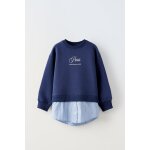 Sweat assorti en popeline (zara)