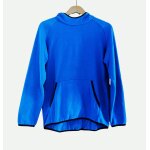 Sweat bleu a capuche. decathlon. taille 14 / 15 ans. 165 / 172 cm