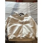 Sweat capuche blanc et argent� tr�s bon �tat