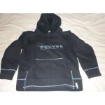 Sweat  capuche domyos noir taille 10 ans