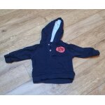 Sweat � capuche gar�on bleu marine kiabi taille 3 mois