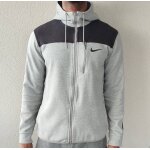 Sweat � capuche zipp� nike tech fleece style noir et gris m