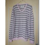Sweat c�lio rose et gris, taille large