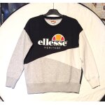 Sweat ellesse h�ritage noir gris blanc 3 parties v�tement tendance mode adolescents