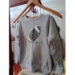Sweat gris imprimé vert 8 ans vintage années 90 okaïdi. Sweat gris imprimé vert 8 ans vintage années 90 okaïdi.