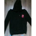 Sweat hoodies black noir urban classics customis patch diabolik goeland