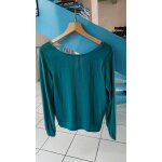 Sweat only vert dos v bordure dentelle taille 36