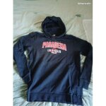 Sweat polaire capuche bleu marine gar�on 14 ans xs kiabi