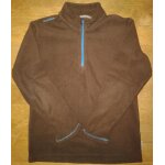 Sweat quechua polaire taille 8 ans marron