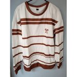 Sweat - shirt ample � col rond dessin noeud - m