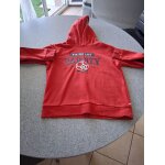 Sweat shirt À capuche rouge ; t - 12 ans ; okaidi garçon Sweat shirt À capuche rouge ; t - 12 ans ; okaidi garçon