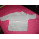 Sweat shirt gris kiabi b�b� 12 mois / 1an