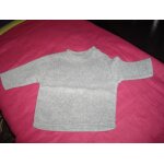 Sweat shirt gris kiabi bb 12 mois / 1an