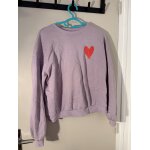 Sweat - shirt kiabi lilas lover - femme / ado taille xs - style �cole