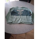 Sweat shirt ; okaidi ; vert et blanc ; t - 12 ans ; garçon Sweat shirt ; okaidi ; vert et blanc ; t - 12 ans ; garçon